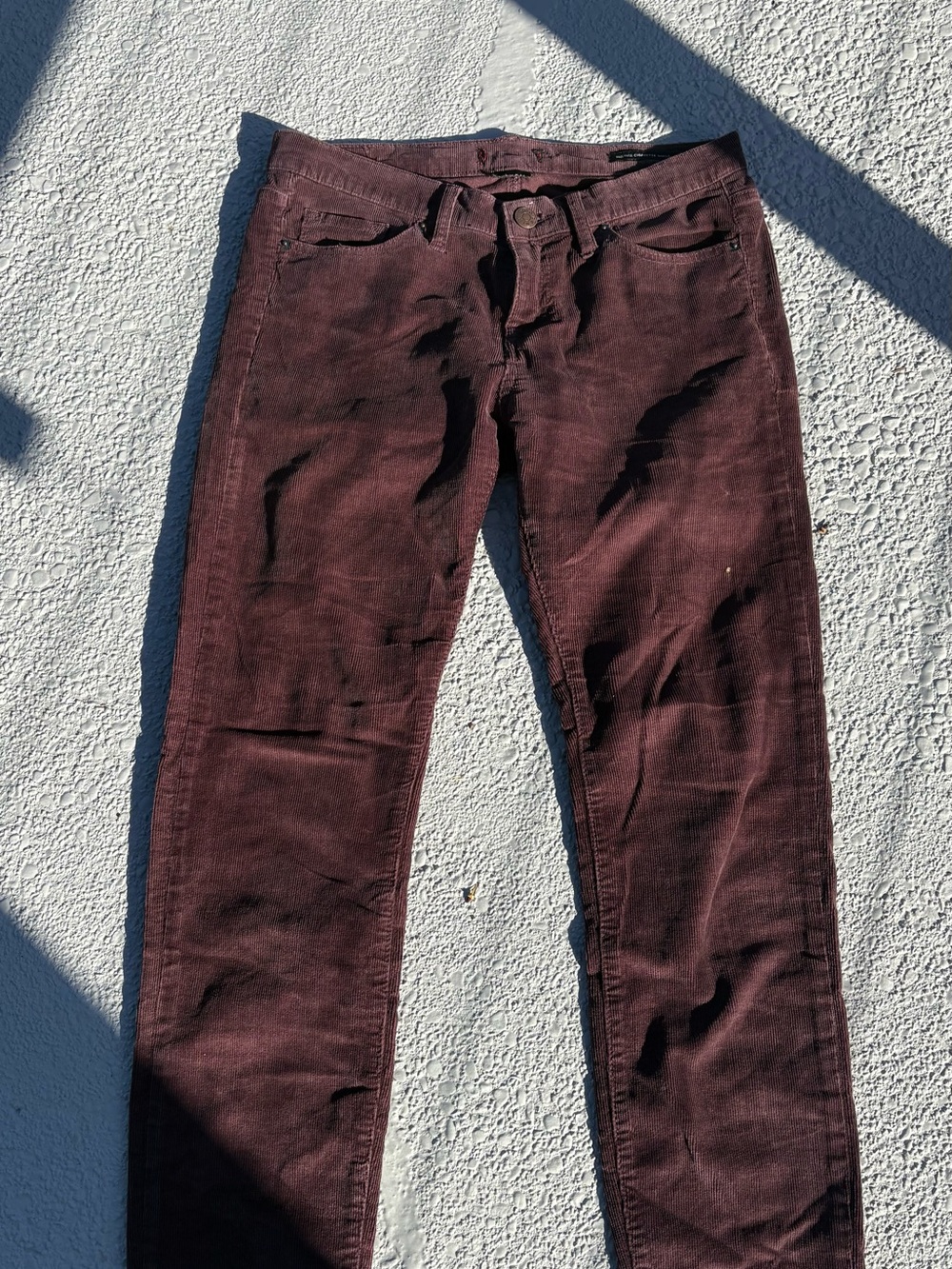 BDG Women's Corduroy Cotton Ankle Cigarette Pants